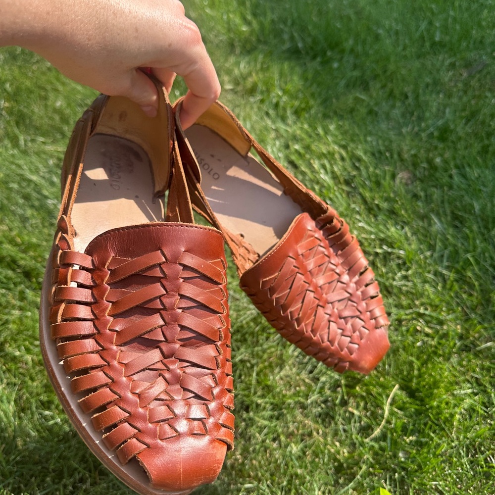 Brown Leather Nisolo Loafers